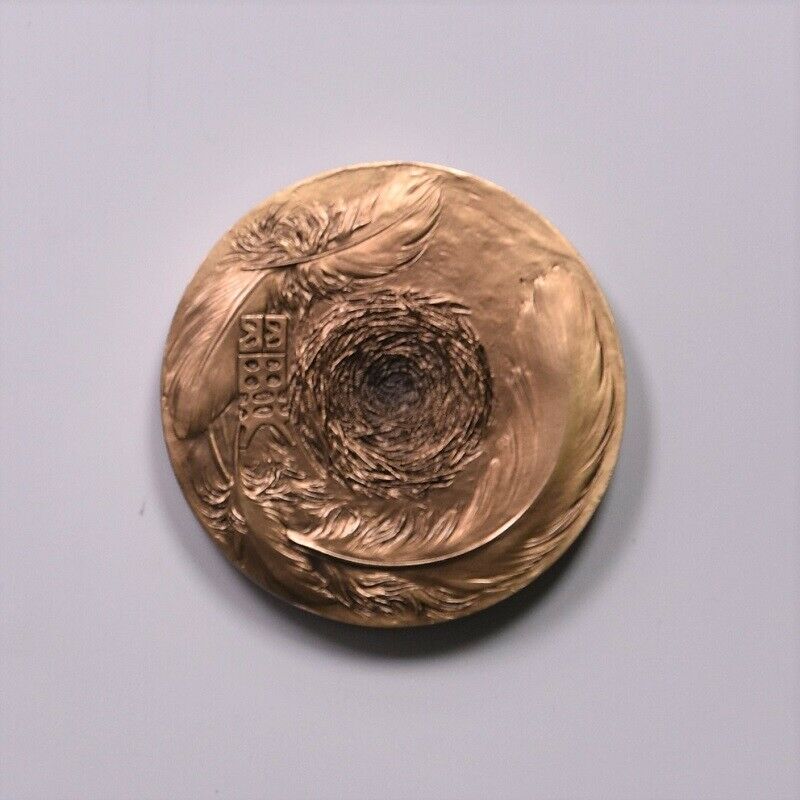 China Shenyang Mint 2019 Home of Life Series Wing Yi 翼 날개 Brass Medal 60mm COA - Fresh Stock Dated February 2026