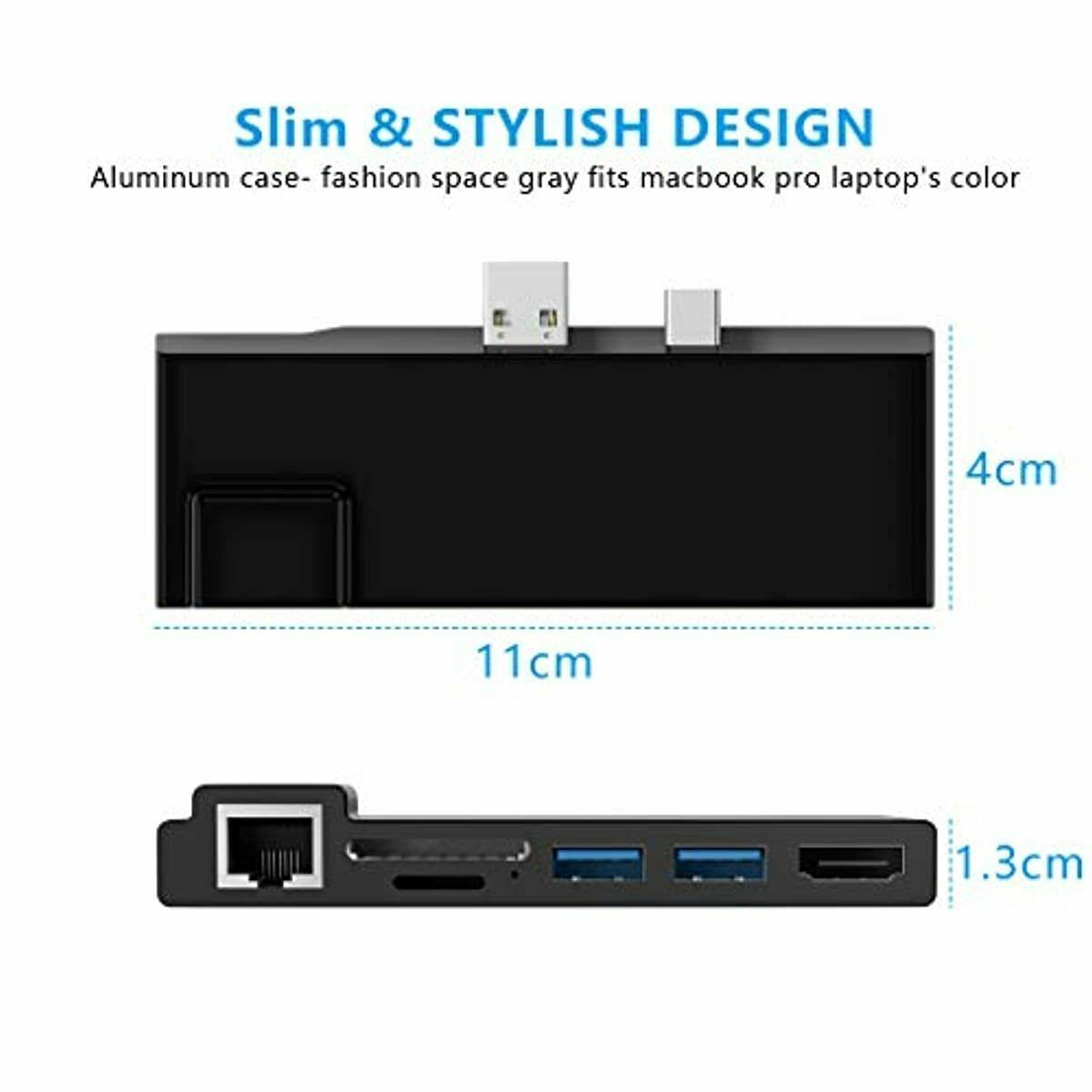 Microsoft Surface Pro 4 Pro 5 USB 3.0 Hub Docking Station 1000Mbps Ethernet Port - Fresh Stock Dated February 2026