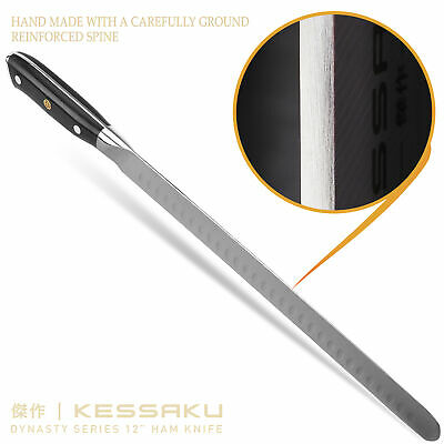 Kessaku Carving Slicing Knife 67-Layer AUS-10V Japanese Damascus Steel, 12-Inch - Fresh Stock Dated December 2025