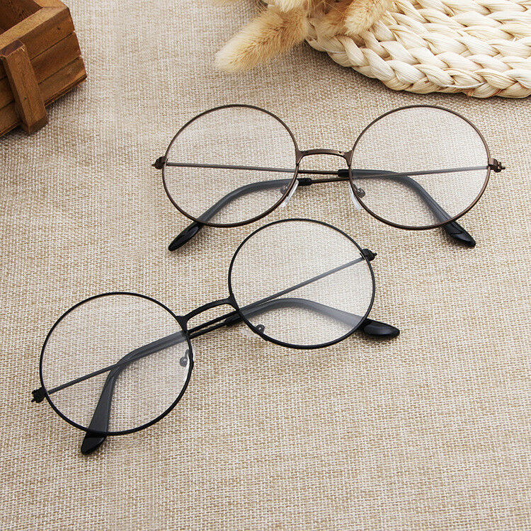 Hary Poter Pidge Cosplay Glasses Round Metal Frame Clear Len Eyewear - Fresh Stock Dated December 2025