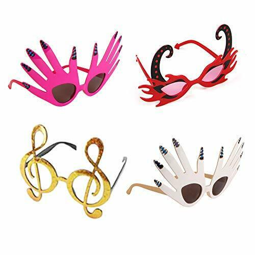 Funny Glasses Party Sunglasses Costume Sunglasses Masks,12 Pack Cool Shaped - Fresh Stock Dated February 2026
