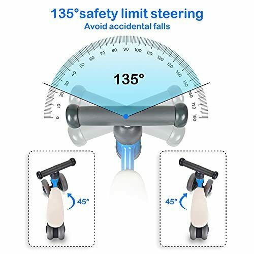 Baby Balance Bike Toddler Tricycle Bike No Pedals 10-24 Months Ride-on Blue - Fresh Stock Dated February 2026