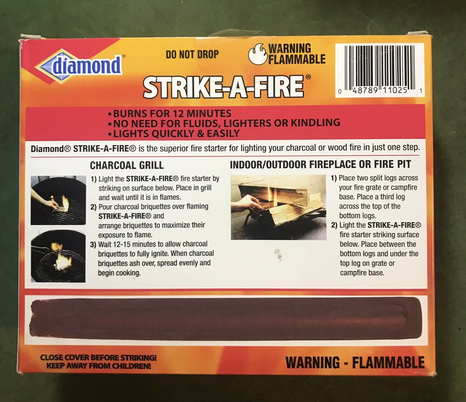 Diamond Strike-A-Fire fire starter - Fresh Stock Dated December 2025