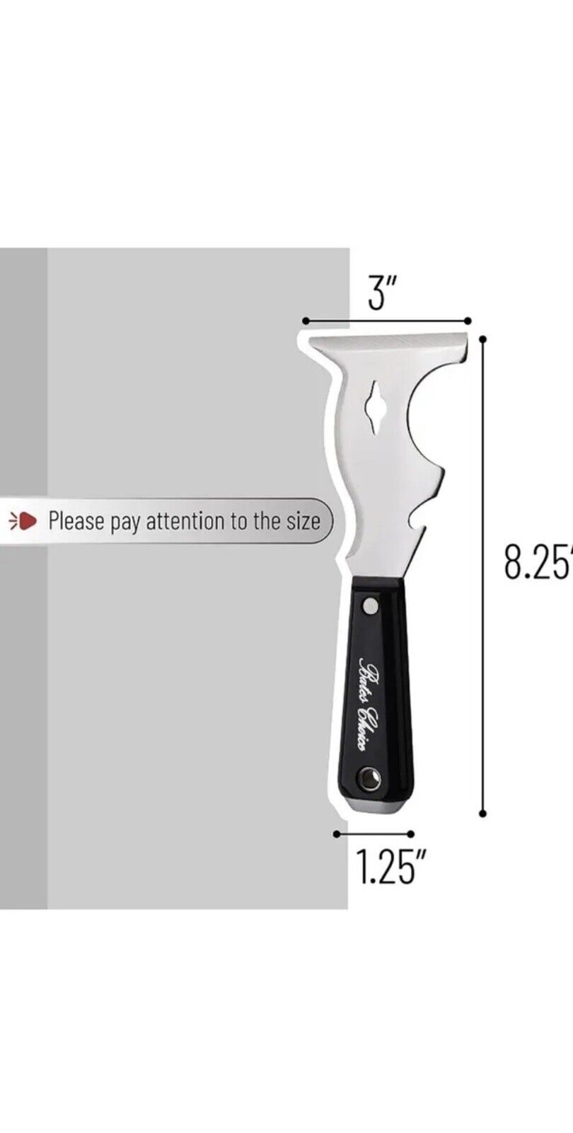 10 in 1 Paint Scraper for Wood, Painters Knife, Painting, Spackle Tool - Fresh Stock Dated February 2026