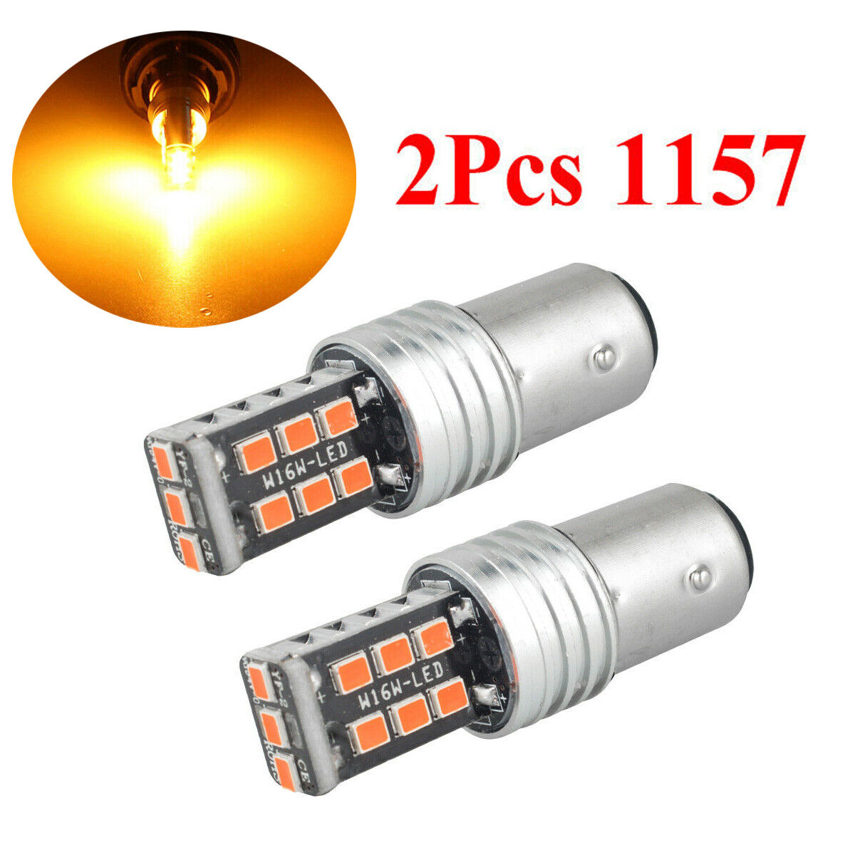 For Honda CRF250L CTX700 CTX700N 2X P21/5W 1157 - LED Front Turn Signal Light US - Fresh Stock Dated February 2026