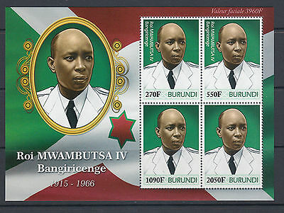 Burundi Sc 1099-1109 MNH. 2012 Presidents of Burundi, complete set of 11 s/s - Fresh Stock Dated December 2025