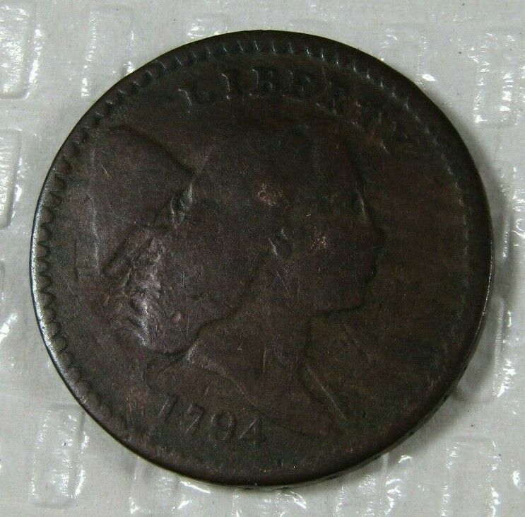 1794 Liberty Cap U.S. Half Cent Circulated - Fresh Stock Dated December 2025
