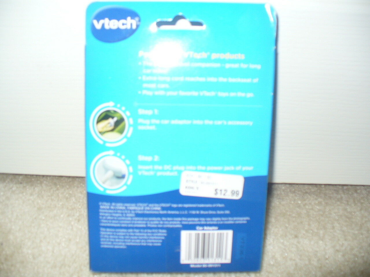 VTech Car Charger Charging Power Adapter Compatible w. Portable VTech Products! - Fresh Stock Dated February 2026