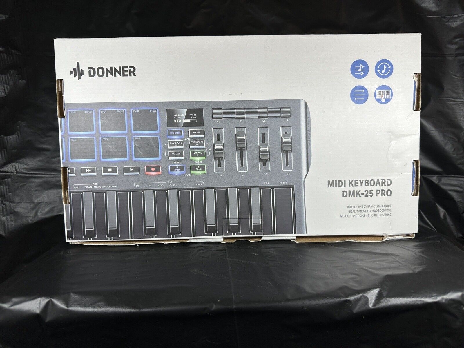 🎹 Donner USB-C MIDI Keyboard DJ Controller OLED 25 Key 8 Drum Pads Touch Bar - Fresh Stock Dated February 2026