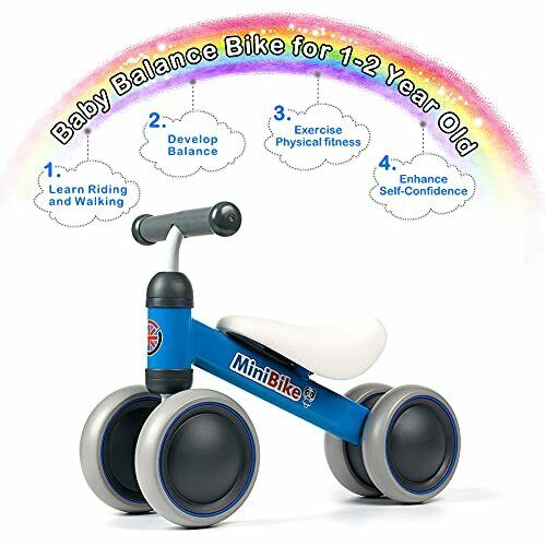 Baby Balance Bike Toddler Tricycle Bike No Pedals 10-24 Months Ride-on Blue - Fresh Stock Dated February 2026