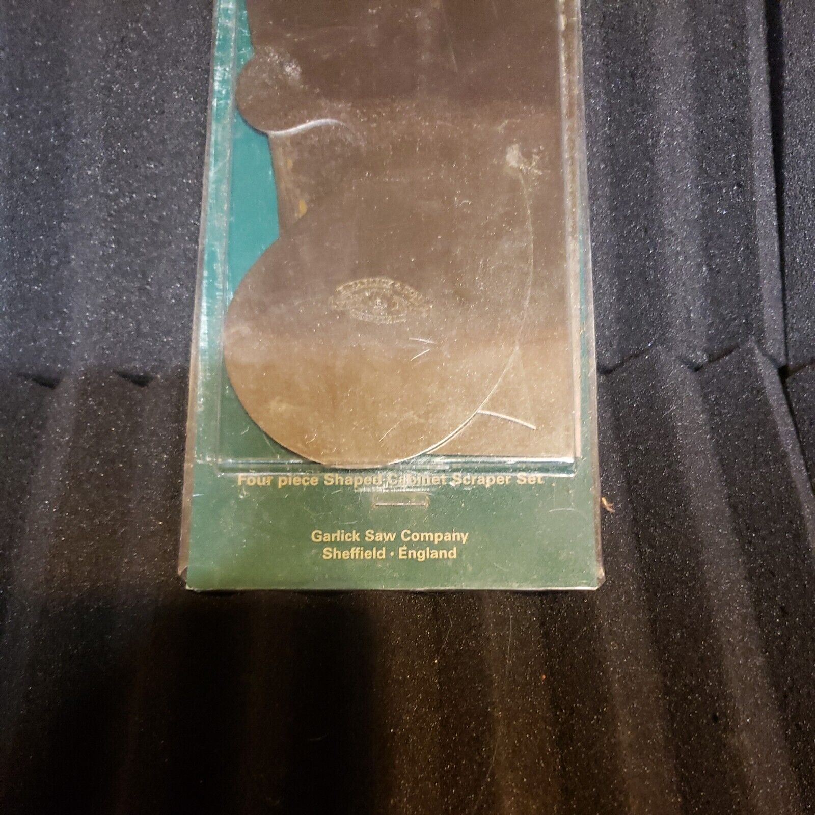 Garlick saw Company 4 piece Cabinet Scraper Set for Woodworking made in England - Fresh Stock Dated February 2026