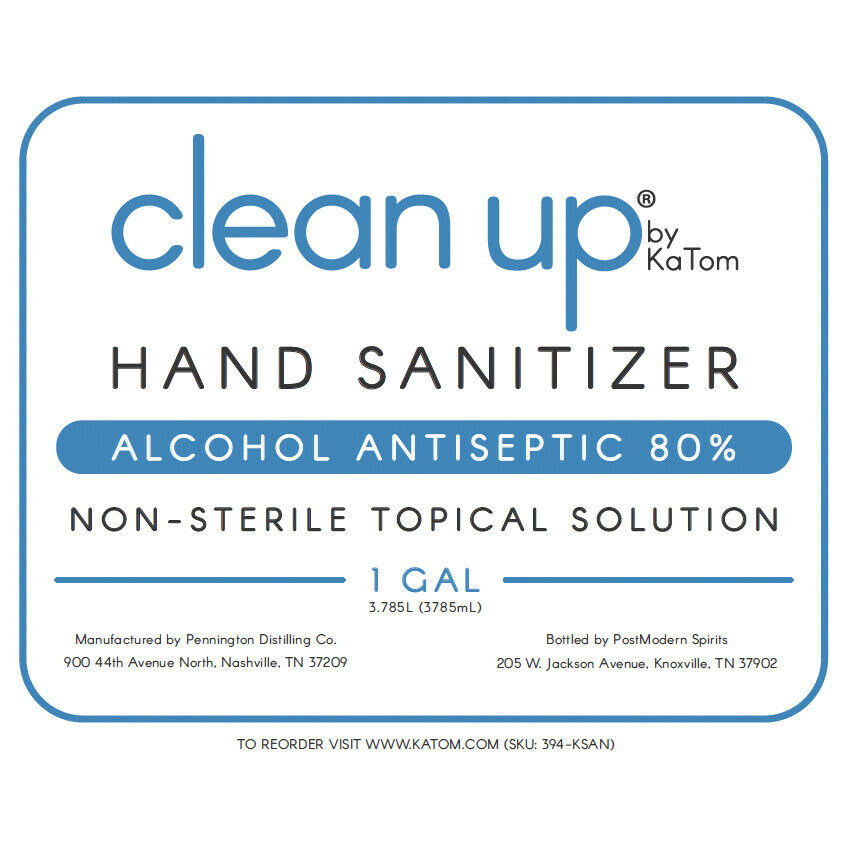 Clean Up K-SAN-L 80% Alcohol Based Hand Sanitizer Spray, Liquid, 180 Gallons - Fresh Stock Dated February 2026