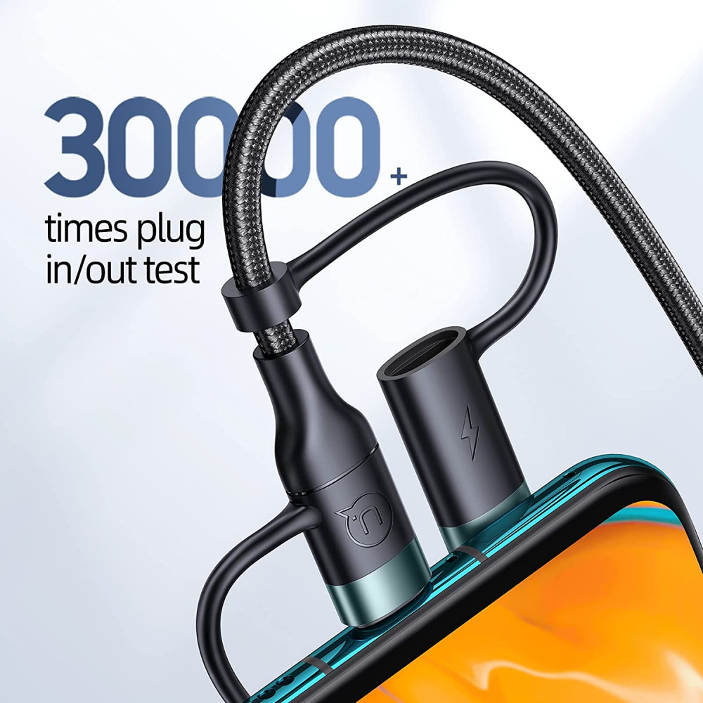 PD 60W USB C Multi Fast Charging Cable Nylon Braided Cord 5-in-1 4FT, Green - Fresh Stock Dated February 2026