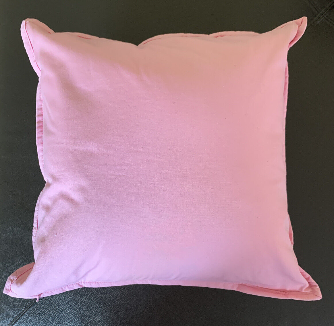 Pottery Barn Kids Pink Embroidered Flower Patches SHAM 16x16 Cover & Insert - Fresh Stock Dated February 2026