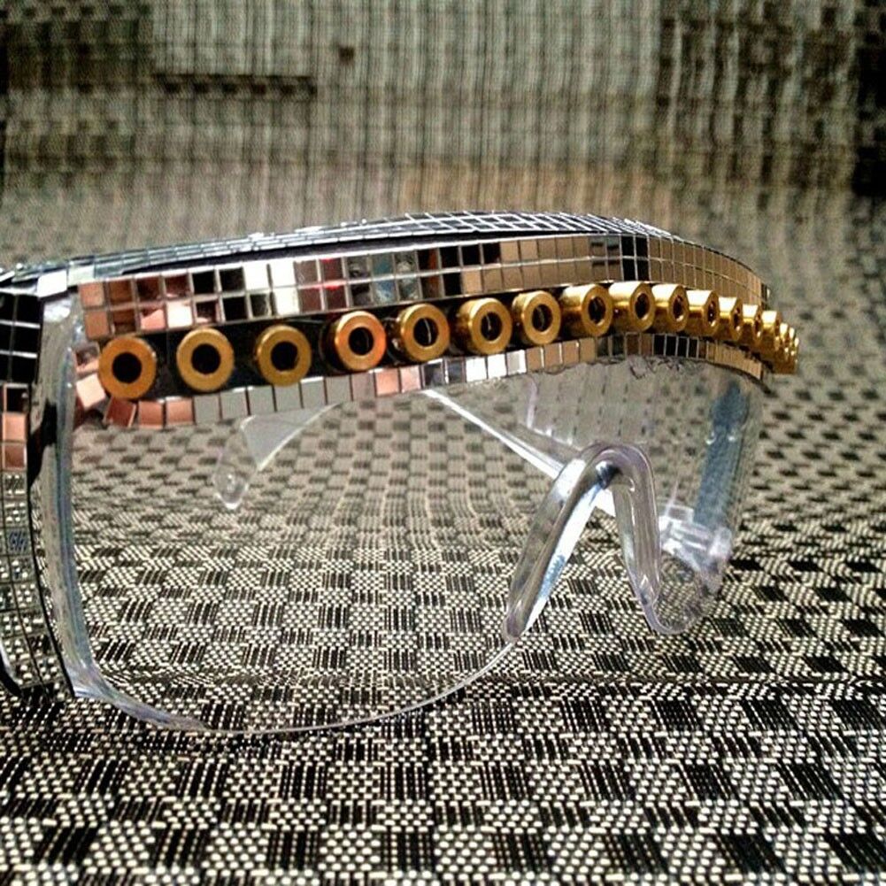 Powerful RED Light Laser LED Glasses  Night-club Party Perform Laser Eyeglass - Fresh Stock Dated February 2026