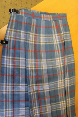 Vintage Glenisla Classics Wool Blend Scottish Kilt Style Plaid Skirt - Fresh Stock Dated February 2026
