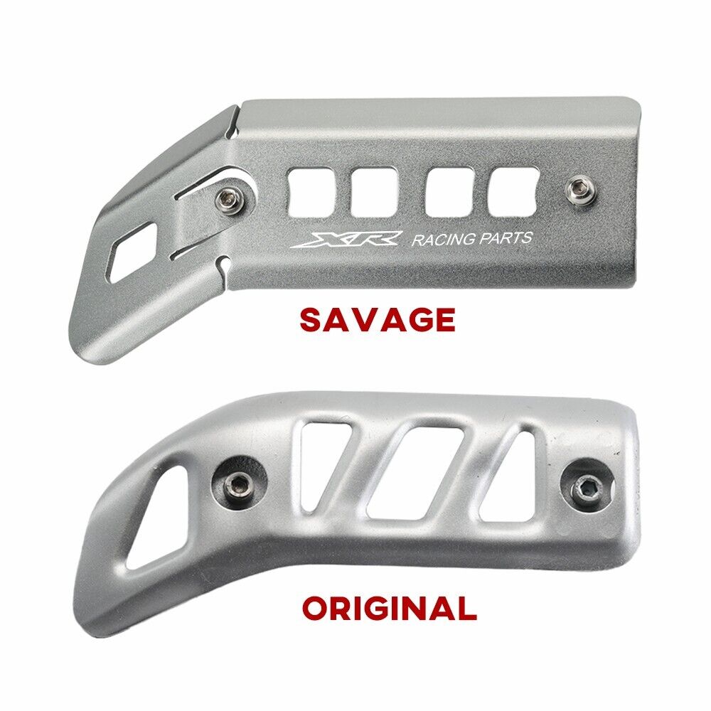 Exhaust Muffler Pipe Heat Shield Cover Heel Guard For 96-04 HONDA XR250R XR400R - Fresh Stock Dated February 2026