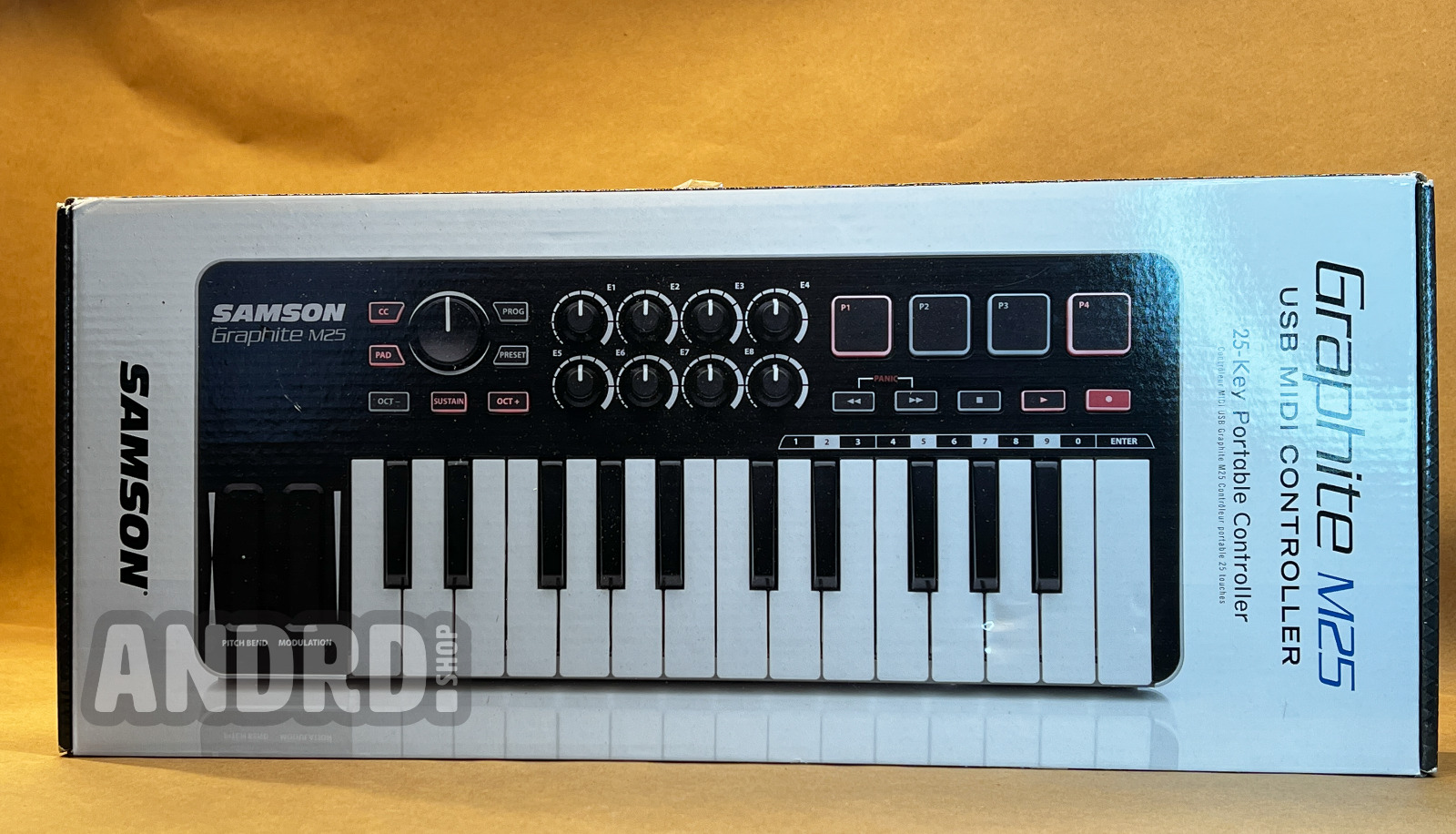 Samson Graphite M25 Mini USB MIDI Controller Barely Used, Perfect Condition - Fresh Stock Dated February 2026
