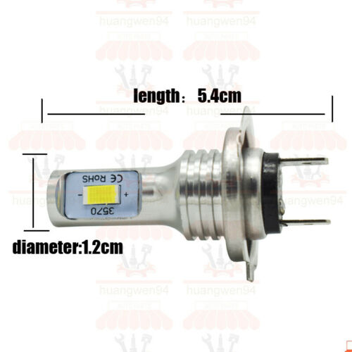 For Aprilia Sportcity 125 250 Motorcycle LED Headlight Kit H7 Bright White Bulbs - Fresh Stock Dated February 2026