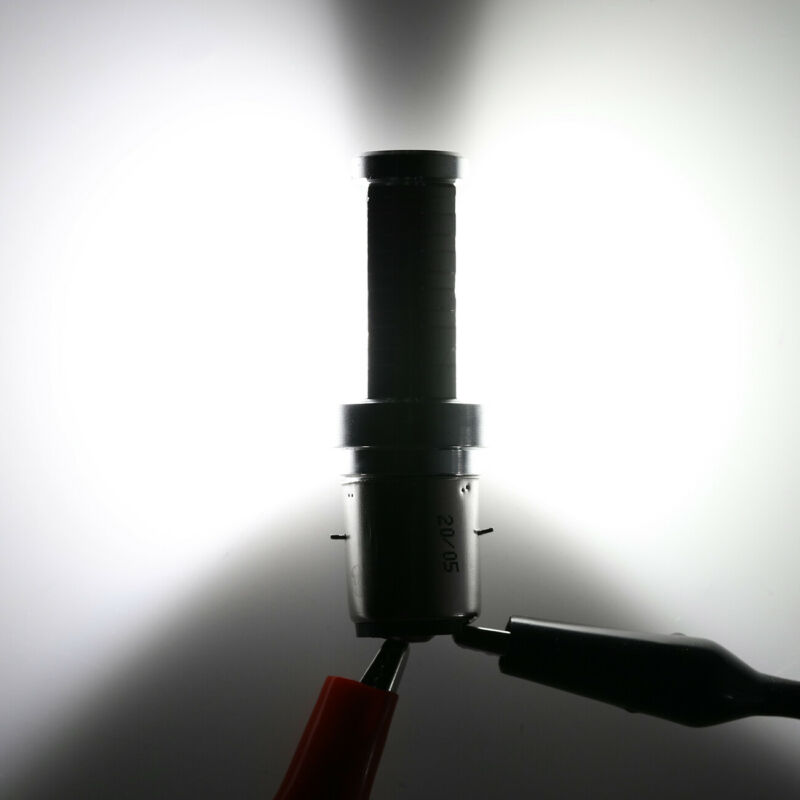 6000K BA20D H6 LED Bulb Hi/Low Light Motorcycle Moped ATV Headlight 12V White - Fresh Stock Dated February 2026