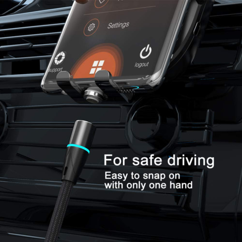 NetDot Gen12 Magnetic Fast Charging Data Transfer Cable Compatible 5ft/Black - Fresh Stock Dated February 2026