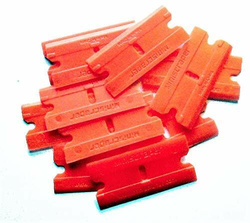 Plastic Razor Scraper Blades Double Edged (1 Pack) - Fresh Stock Dated February 2026