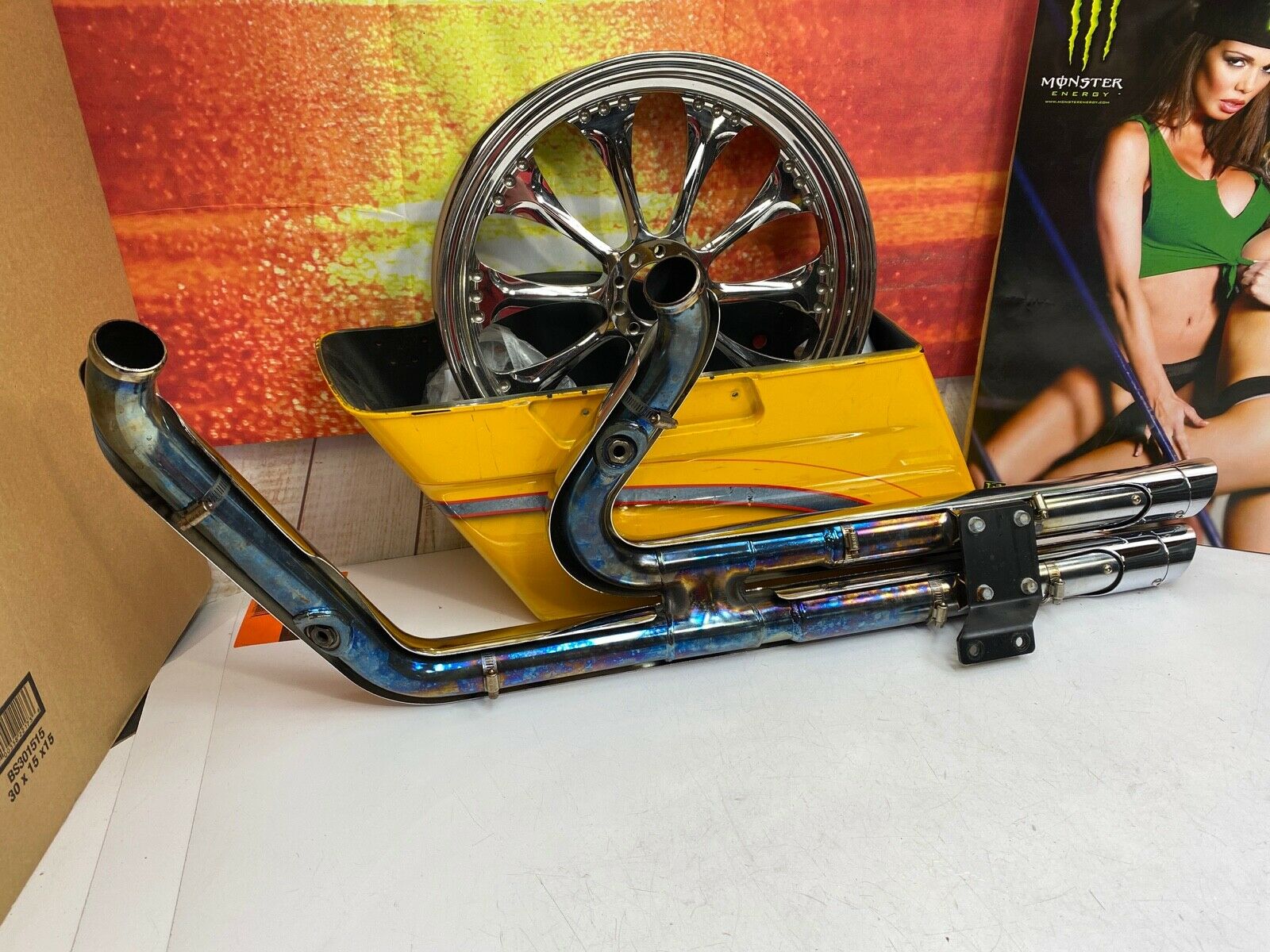 🔥12-17 Harley Softail Vance & Hines Big Shot Staggered Duals🔥 - Fresh Stock Dated February 2026