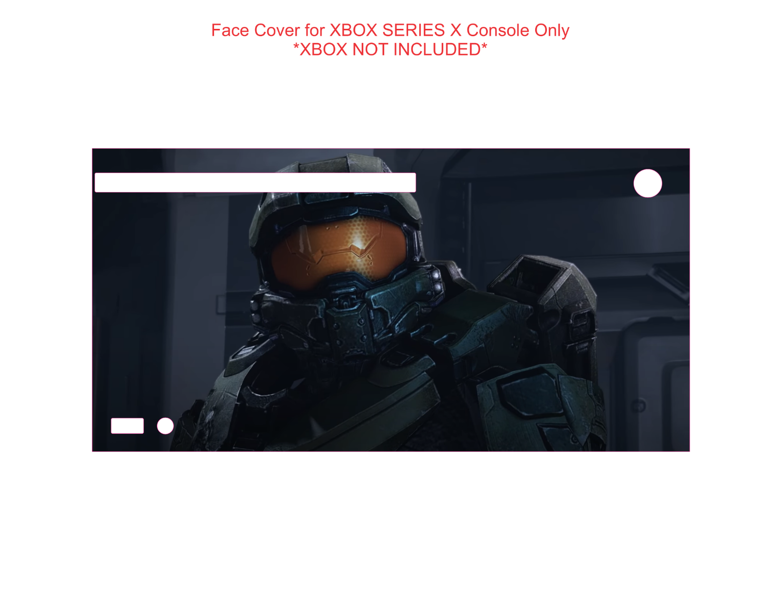 Wrap Skin Decal For XBOX SERIES X CONSOLE - Halo Infinite Master Chief - Fresh Stock Dated December 2025