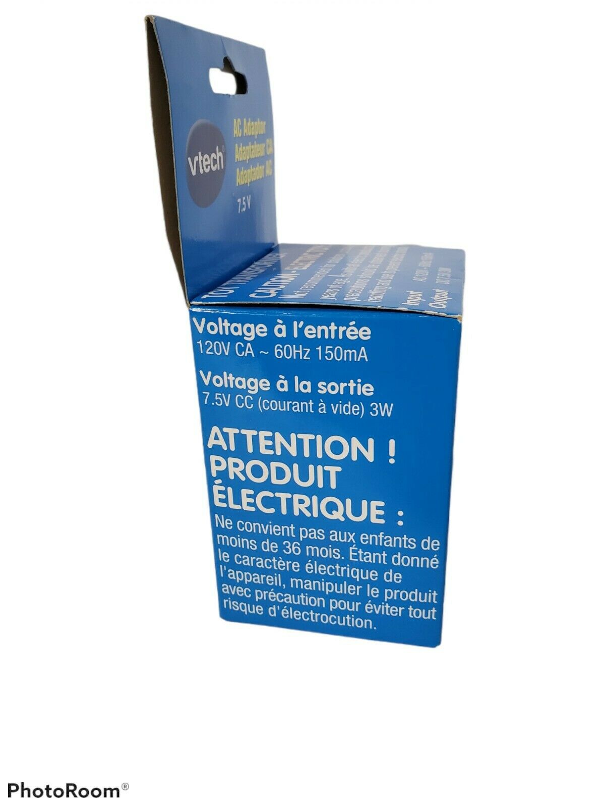 vtech AC Adaptor Converts 120 Volts AC to 7.5 Volts DC White NEW Model 80-087700 - Fresh Stock Dated February 2026