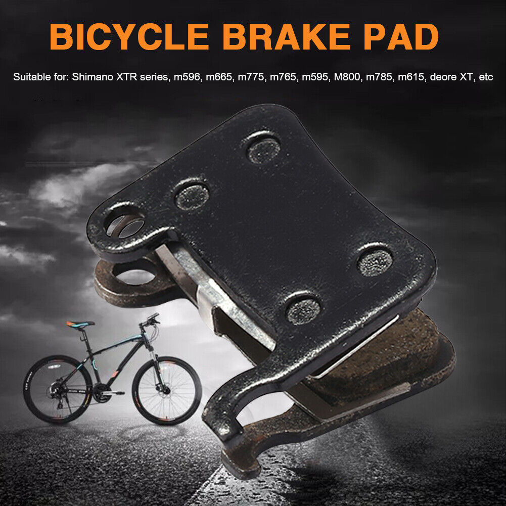 2 Pair Cycling Bicycle Resin Semi Metallic Disc Brake Pads for SHIMANO XTR - Fresh Stock Dated February 2026