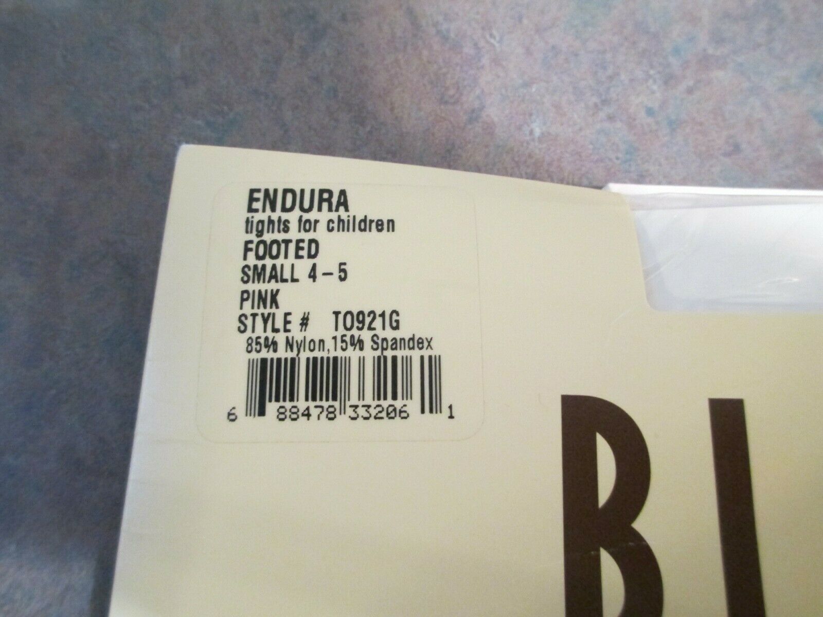 Girl's Bloch brand Endura pink tights Size small (4-5)-NEW-FREE SHIPPING - Fresh Stock Dated December 2025