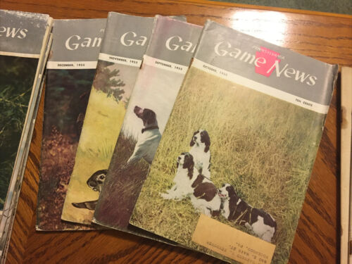 Huge lot of 38+ 1950s Pennsylvania Game News Issues Dr. Earle Poole Bird Covers - Fresh Stock Dated December 2025