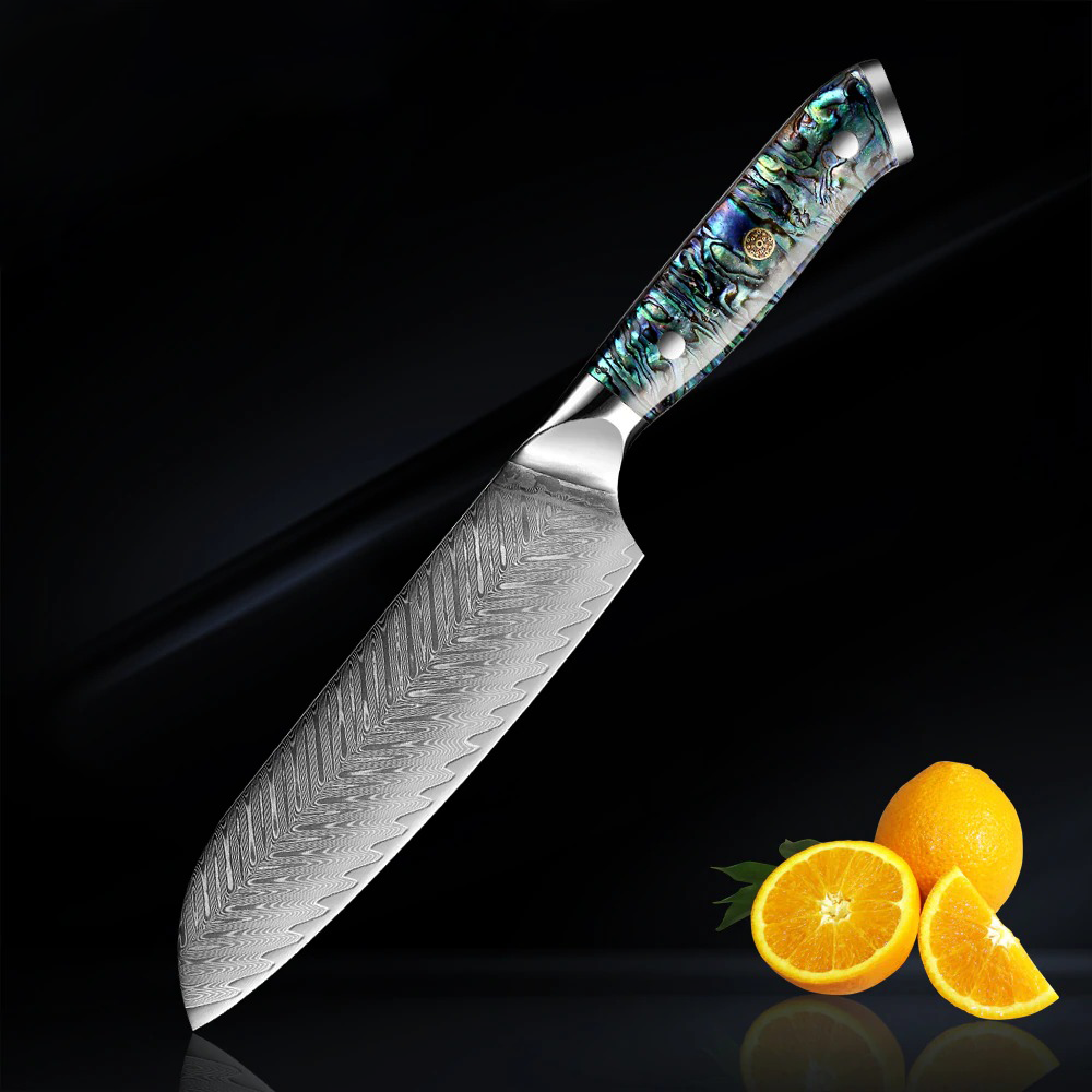 7In Chef Santoku Knife 67Layers VG10 Damascus Steel Kitchen Knives Free Shipping - Fresh Stock Dated December 2025