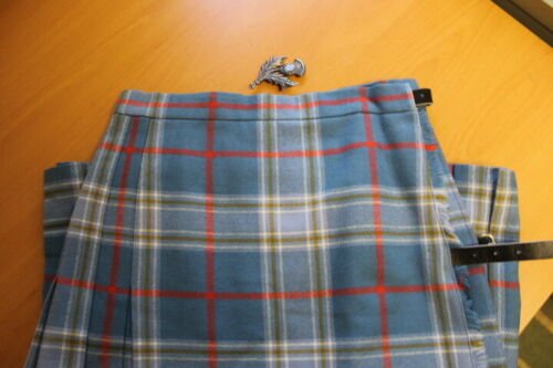 Vintage Glenisla Classics Wool Blend Scottish Kilt Style Plaid Skirt - Fresh Stock Dated February 2026