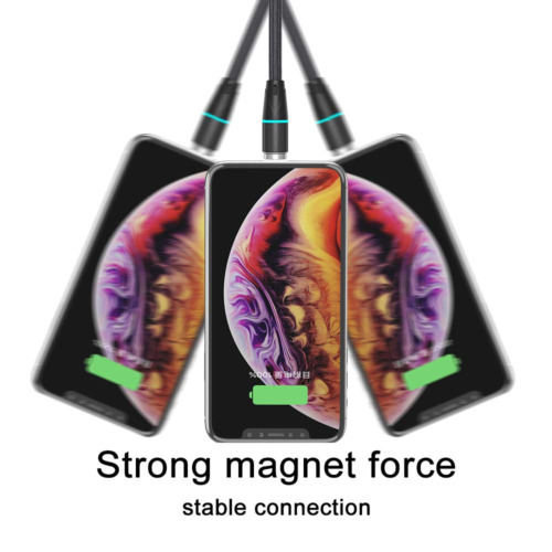 NetDot Gen12 Magnetic Fast Charging Data Transfer Cable Compatible 5ft/Black - Fresh Stock Dated February 2026