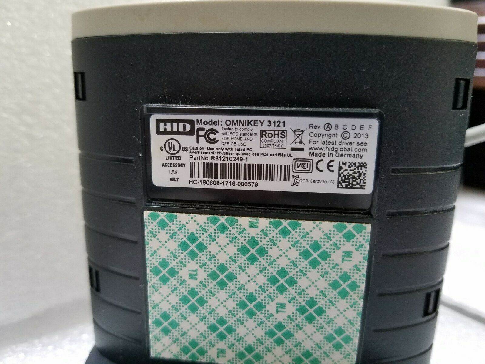 HID OMNIKEY 3121 R31210249-1 USB GRAY SMART CARD READER - Fresh Stock Dated February 2026