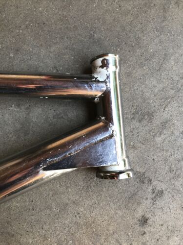 Vintage 1980s REDLINE  BMX Frame Chrome - Fresh Stock Dated December 2025