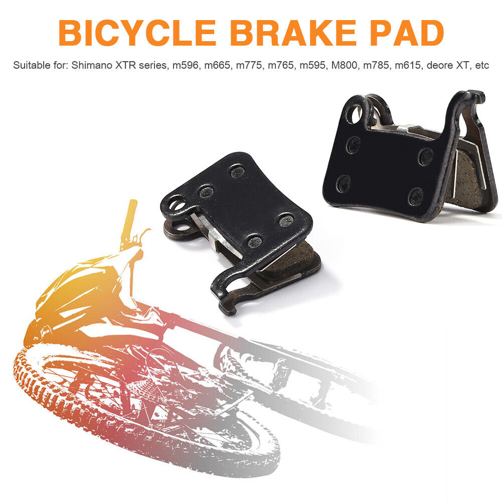 2 Pair Cycling Bicycle Resin Semi Metallic Disc Brake Pads for SHIMANO XTR - Fresh Stock Dated February 2026