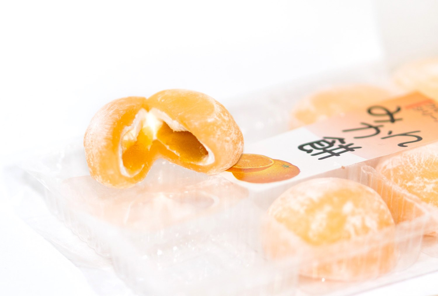 Mandarin Orange Flavor Japanese Traditional Fruit Mochi Mini-Rice Cake Giftset ( - Fresh Stock Dated February 2026