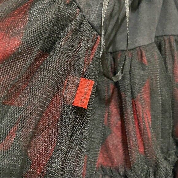 TRIPP NYC Tutu red plaid skirt with detachable bondage straps Extremely RARE HTF - Fresh Stock Dated December 2025