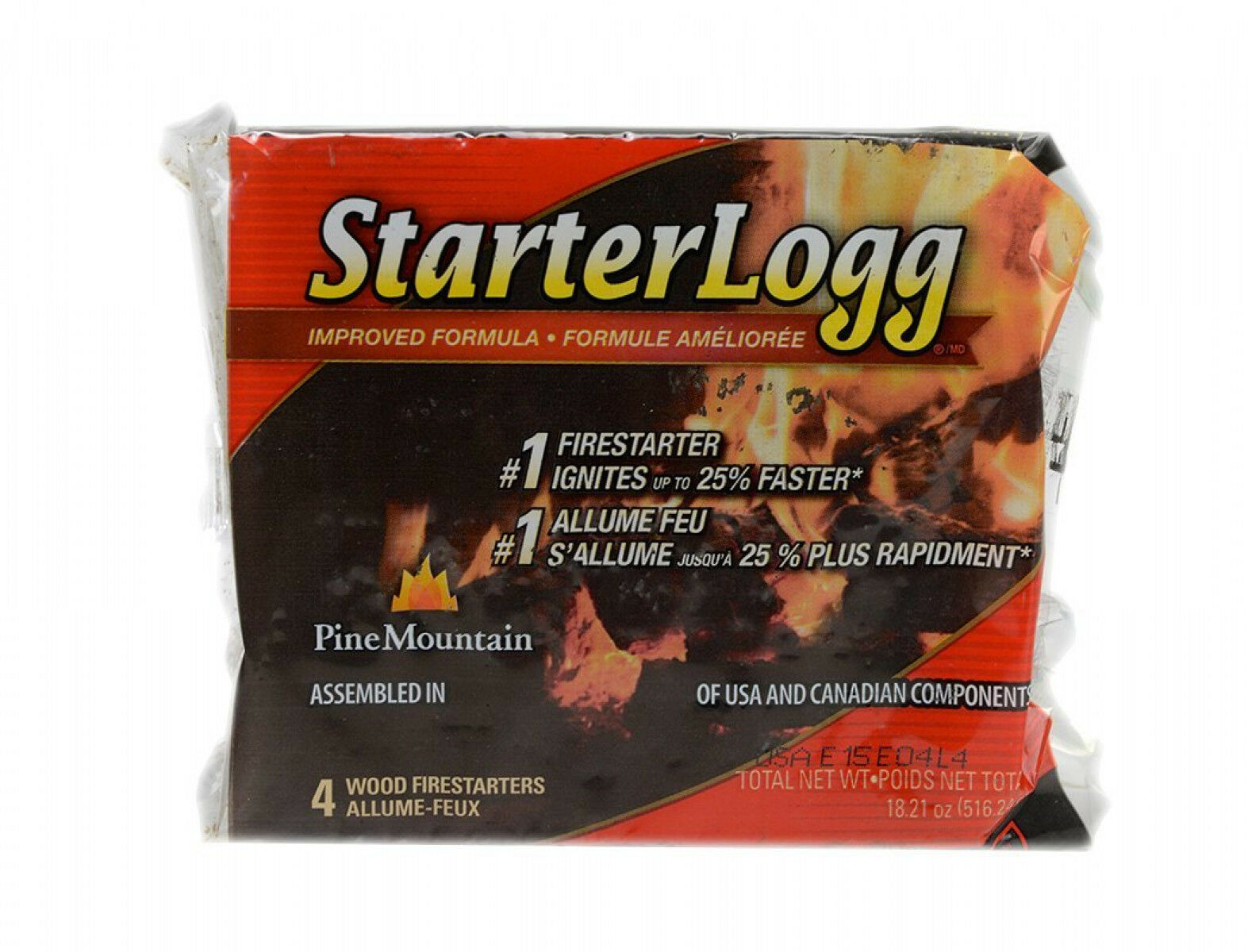24Pc Starter Log Firestarter Fireplace Firelighter Fire Logs Wood Stove Campfire - Fresh Stock Dated December 2025