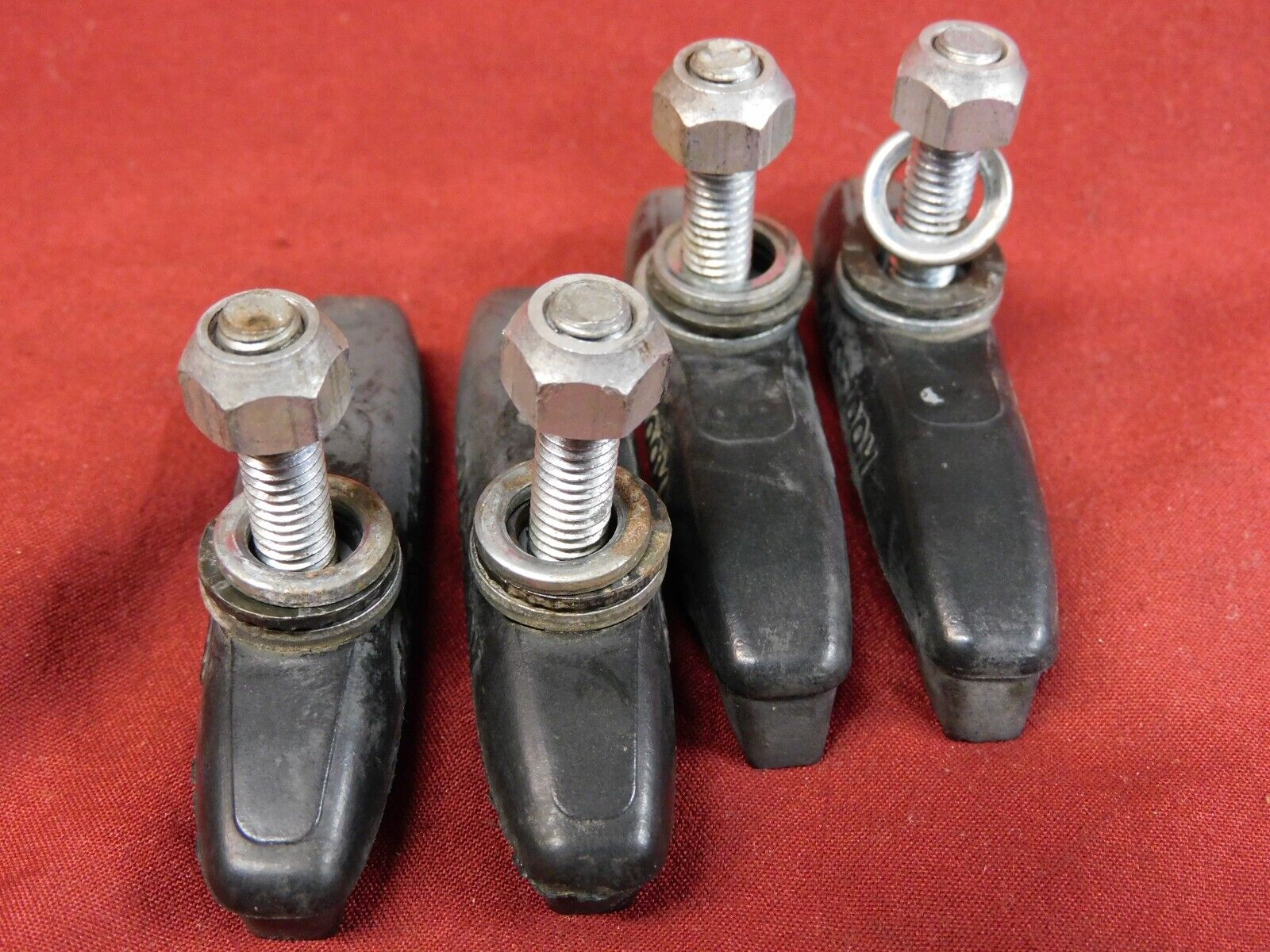 Vintage Set of 4 Kool Stop Threaded stud Brake Shoes Road MTB BMX - Fresh Stock Dated February 2026