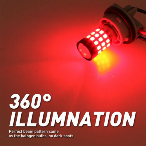 39SMD-2835 1157 LED Brake Stop Tail Light Bulbs Lamps for Motorcycle Upgarde Red - Fresh Stock Dated February 2026