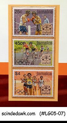 JAMAICA - 1988 SEOUL OLYMPICS / WOMEN'S HEPTATHLON 3V PANEL MNH - Fresh Stock Dated February 2026