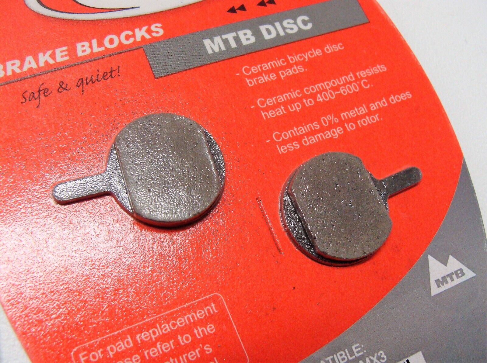~ 2 New Pairs RAV X Design BD116 Brake Blocks HAYES MX2 & MX3 Disc Brake Pads ~ - Fresh Stock Dated February 2026