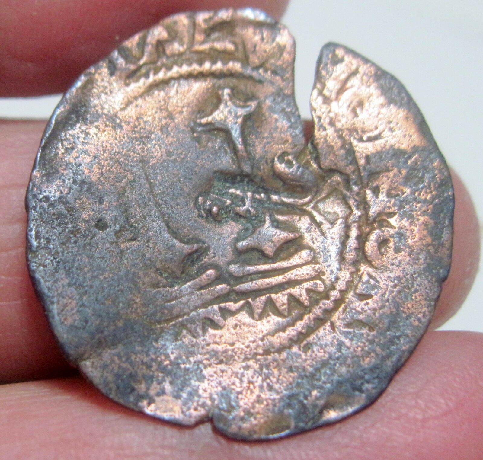 (1516-1556 ) DOMINICAN REPUBLIC 4 MARAVEDIS w/ KEY COUNTERMARK ---1st Coinage - - Fresh Stock Dated December 2025