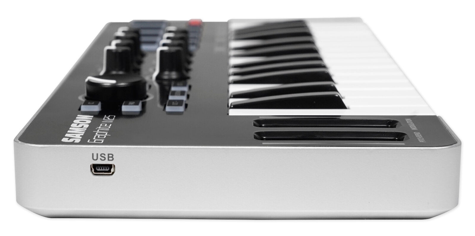 Samson Graphite M25 25-Key USB MIDI DJ Keyboard Controller For PC, MAC SAKGRM25 - Fresh Stock Dated February 2026