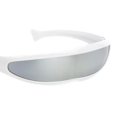 5x Futuristic Soldier Glasses Space Alien Robot Sunglass Cosplay Photo Props - Fresh Stock Dated February 2026