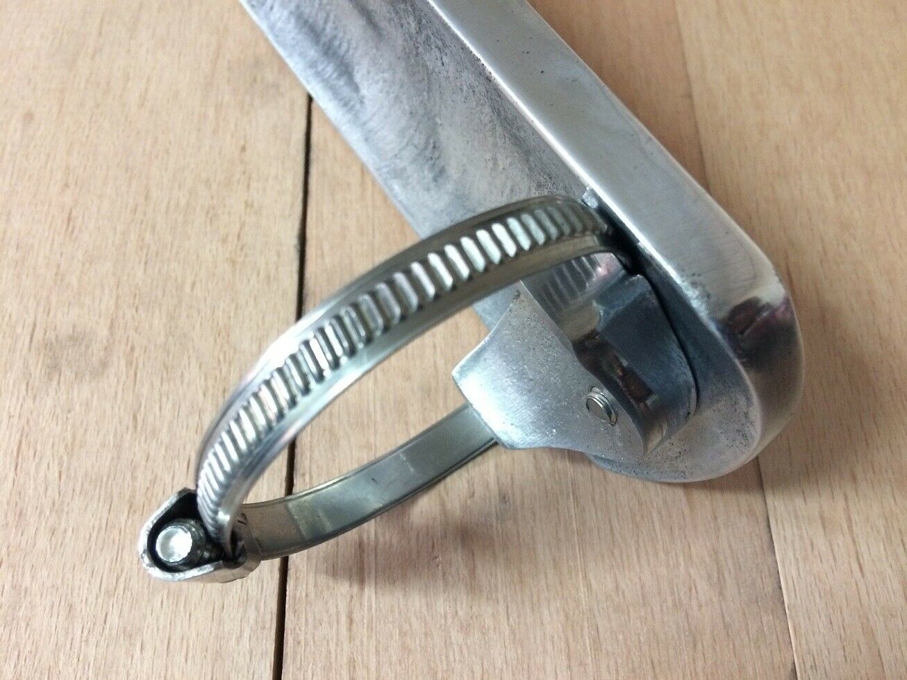 Motorcycle exhaust heat shield F*** Hot Cast Metal indian Harley chopper bobber - Fresh Stock Dated February 2026