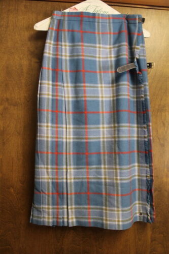 Vintage Glenisla Classics Wool Blend Scottish Kilt Style Plaid Skirt - Fresh Stock Dated February 2026
